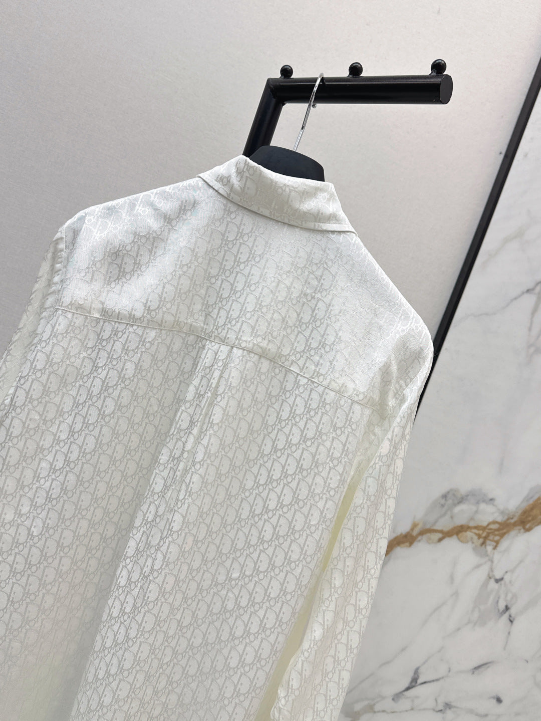 D*r 25ss oblique jacquard shirt