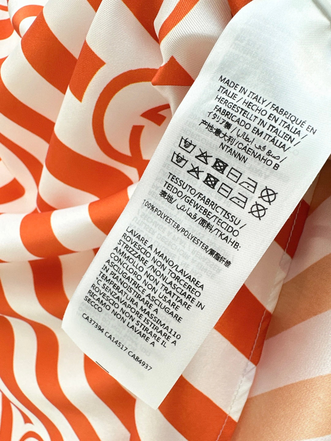 Gu* 25ss printed elastic waist skirt