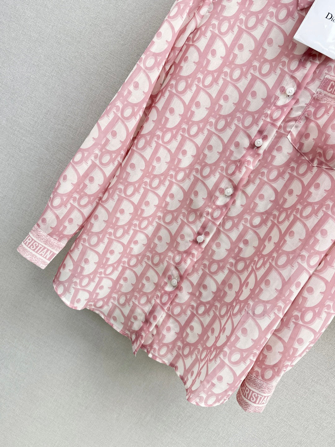 D*r 25ss oblique printed shirt and shorts set