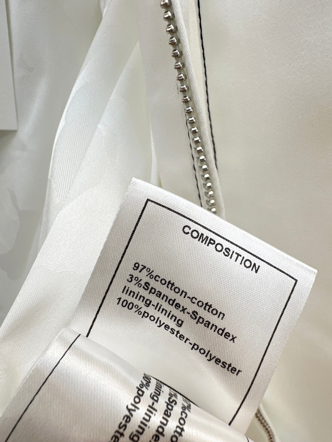 C*nel 25ss ribbon hooded jacket