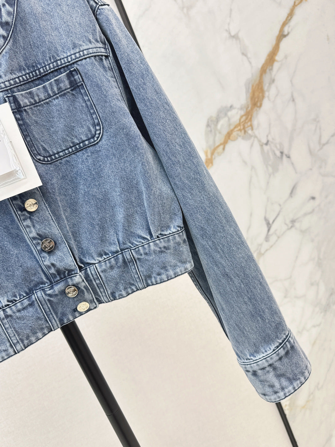 C*nel 25ss cropped denim jacket