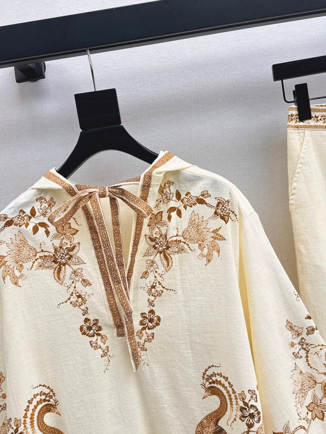 Zim* 25ss linen tunic mini dress and pants set