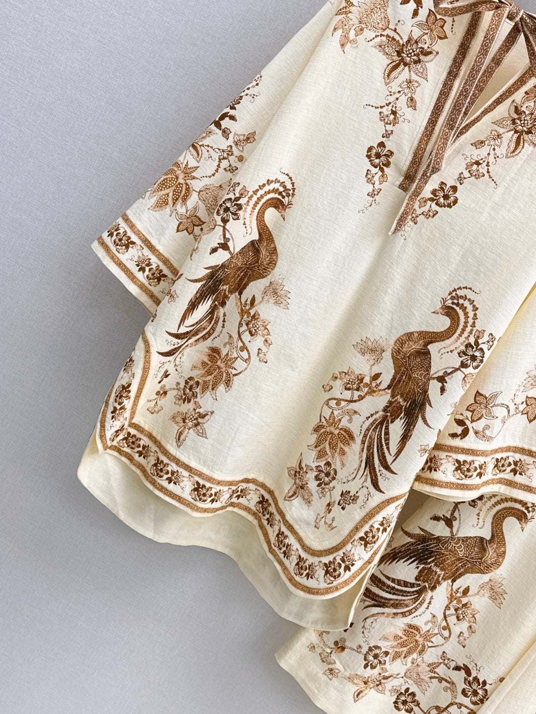 Zim* 25ss linen tunic mini dress and pants set