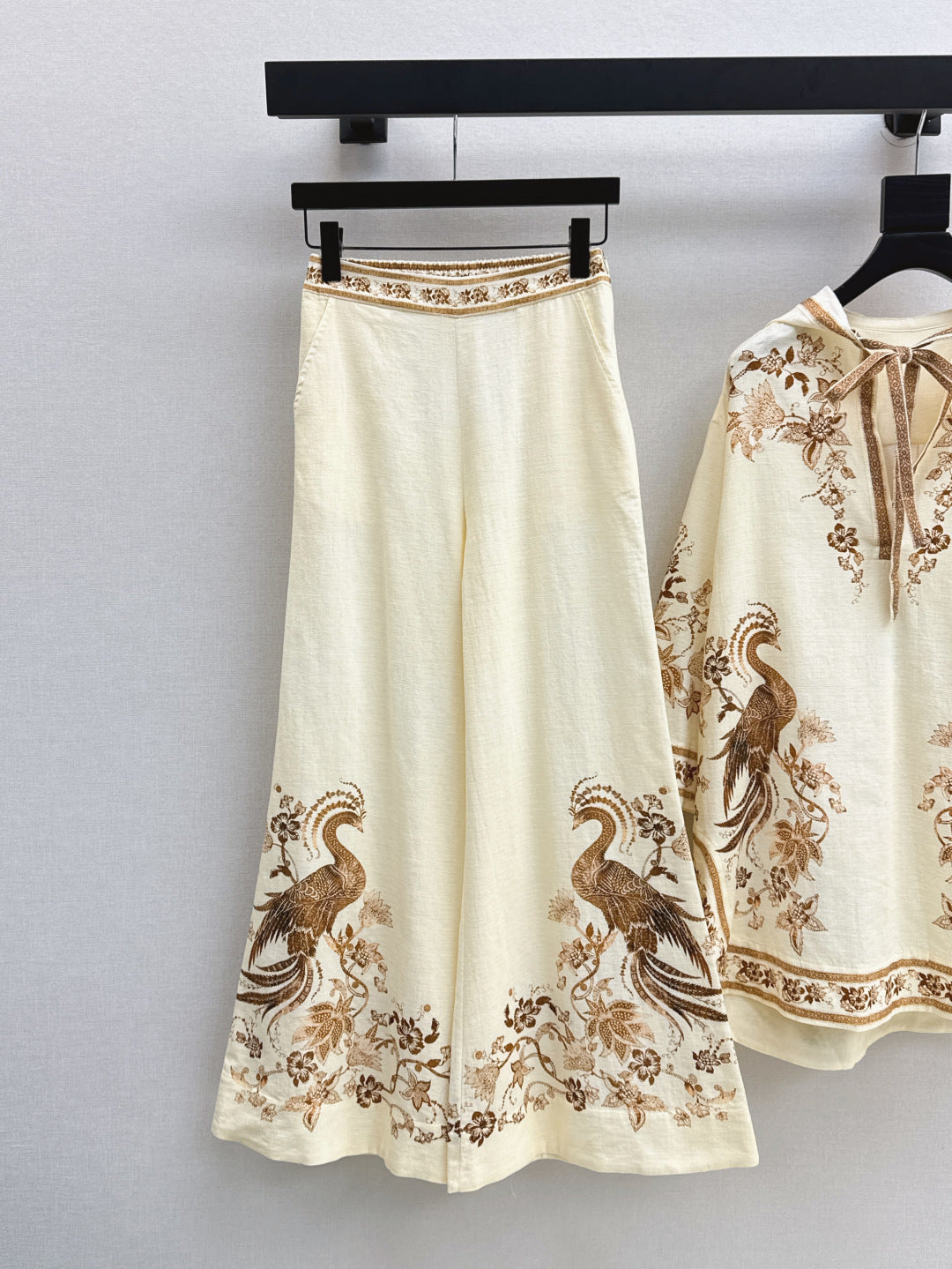 Zim* 25ss linen tunic mini dress and pants set