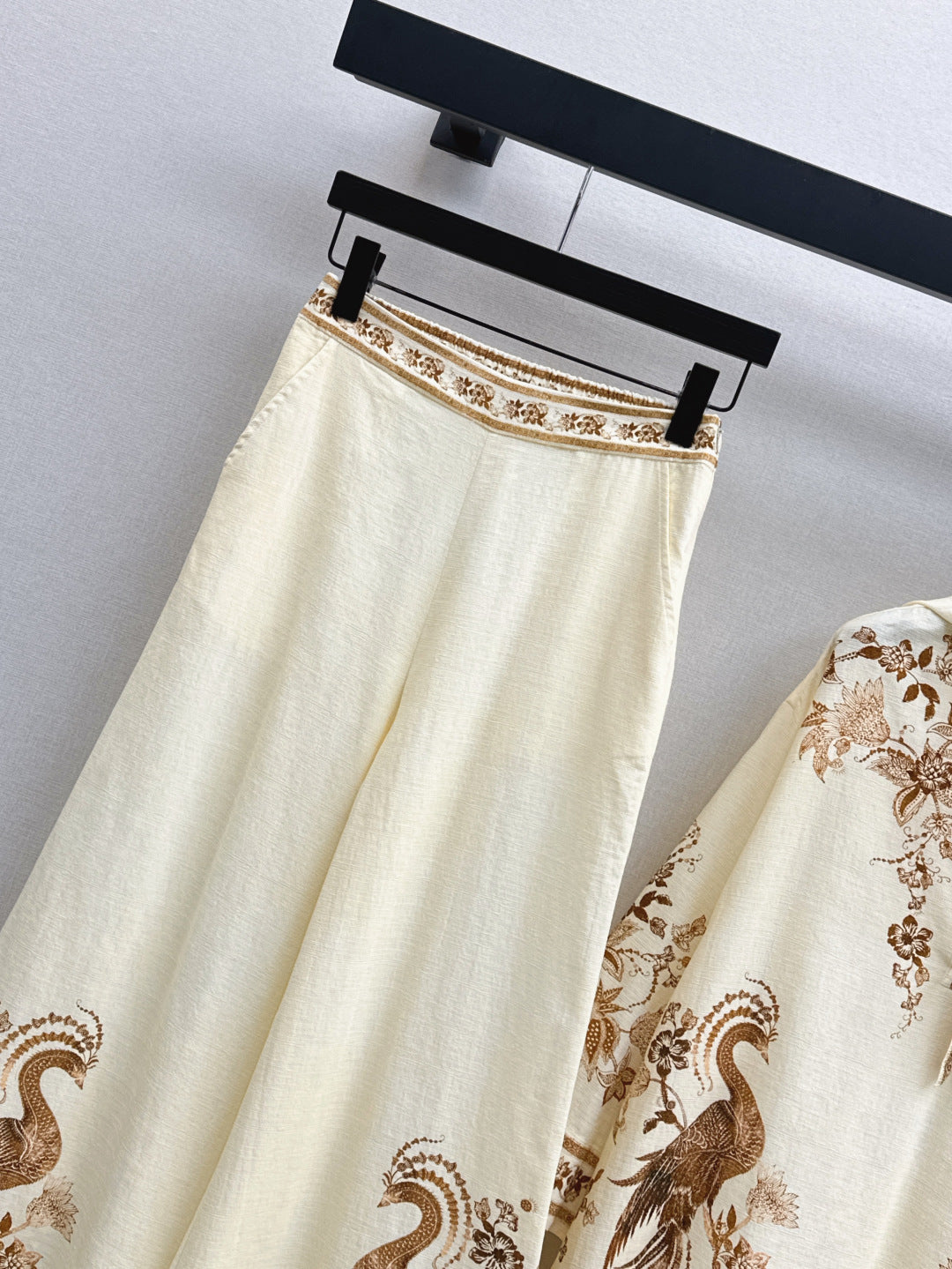 Zim* 25ss linen tunic mini dress and pants set