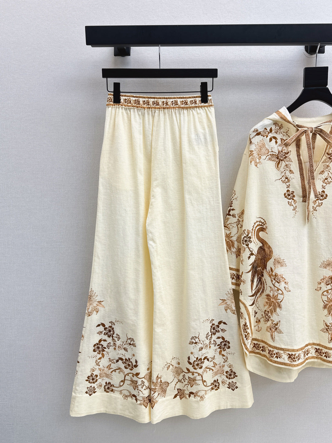 Zim* 25ss linen tunic mini dress and pants set