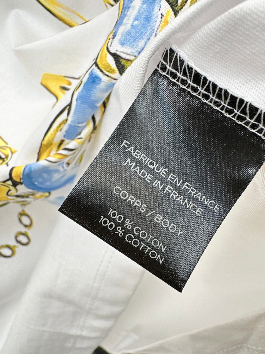 Balm* 25ss chain printed cotton t-shirt