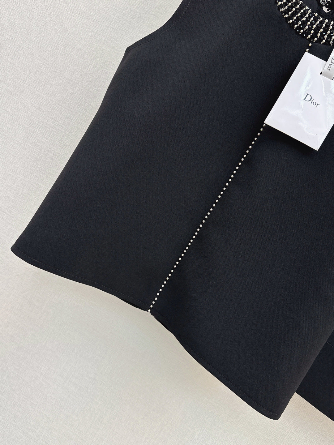 D*r 25ss pearls embroidered top and skirt set