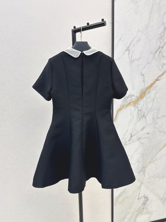 Valen* 25ss lace collar flared dress