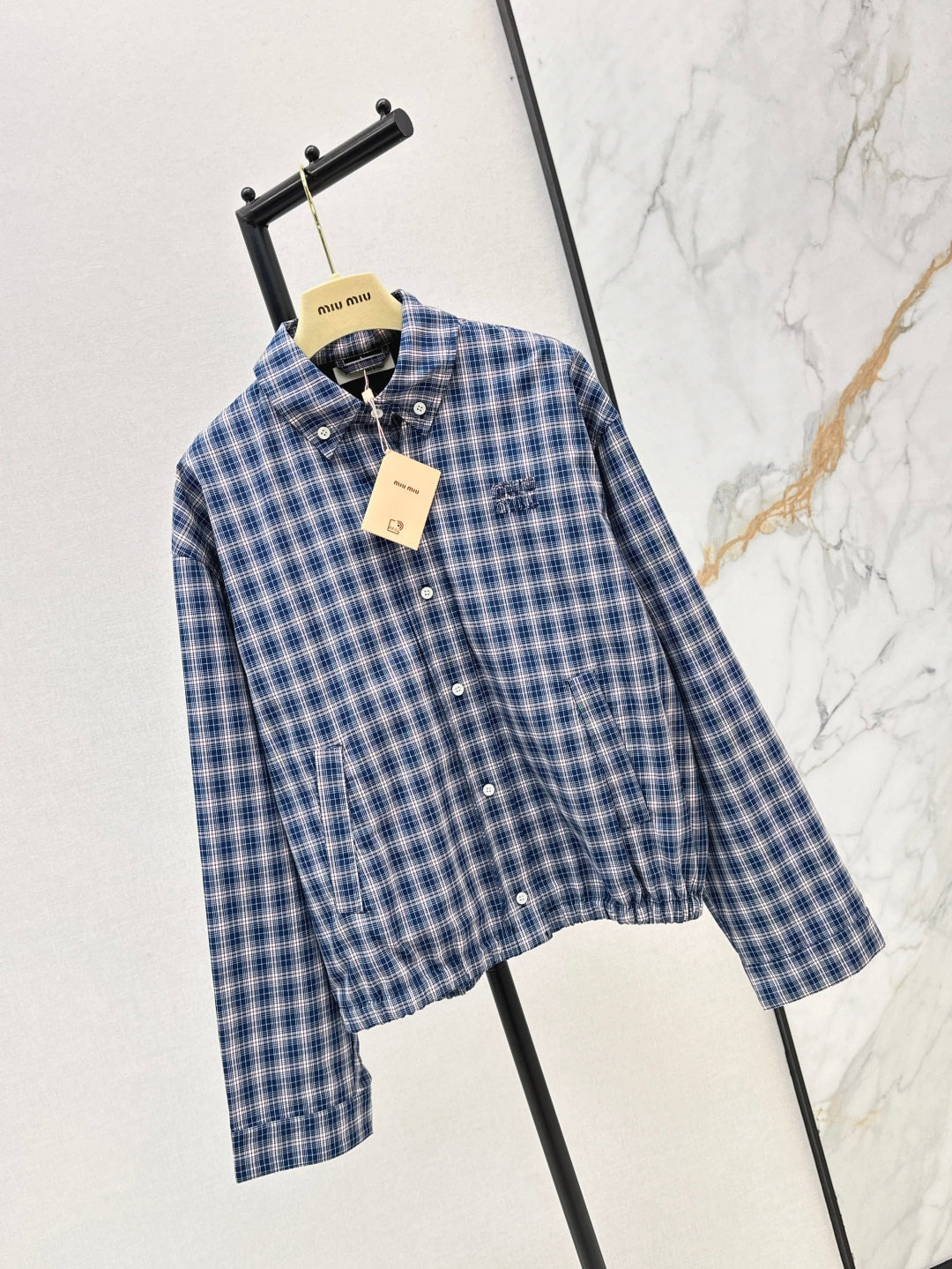 M*u 25ss checked shirt