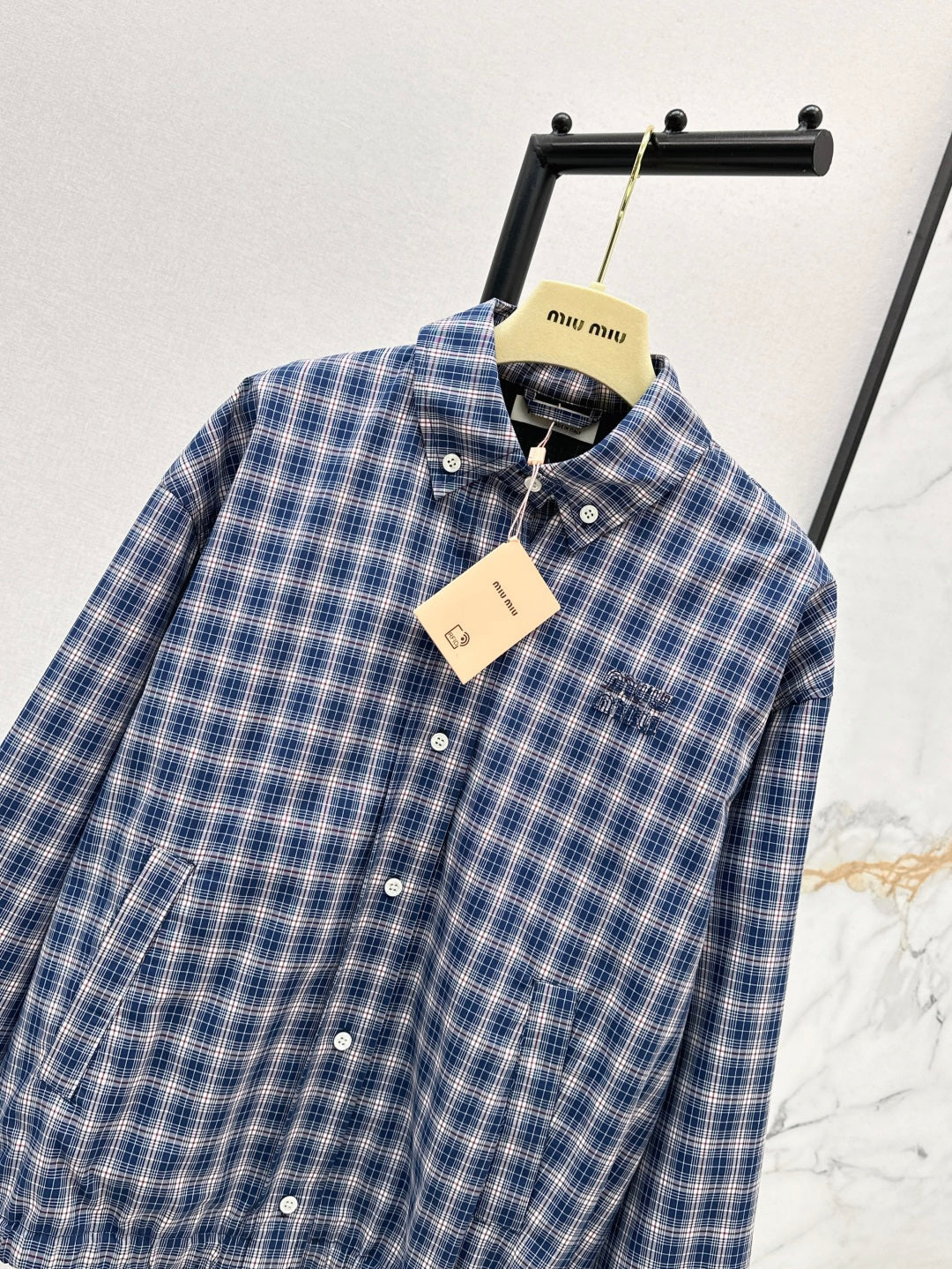 M*u 25ss checked shirt