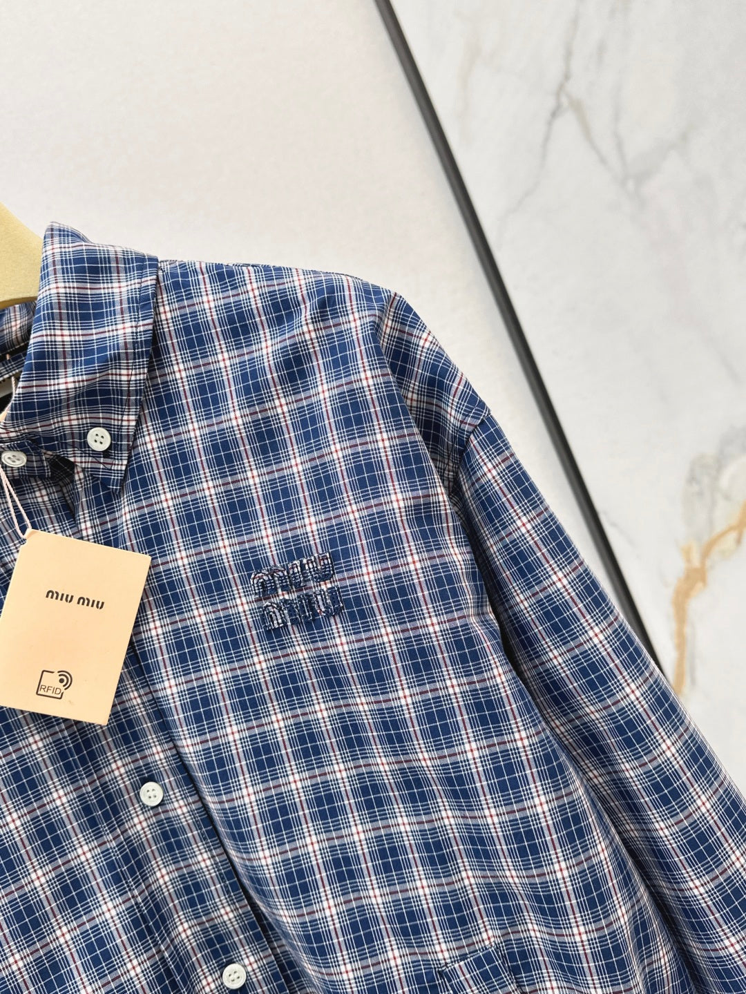 M*u 25ss checked shirt