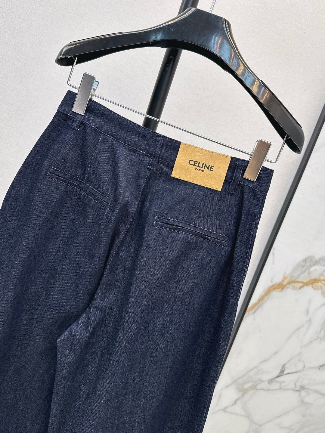 Cel* 25ss Rolled-up straight jeans