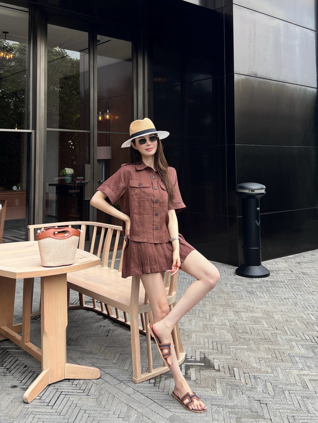 Lor*P 25ss linen suit