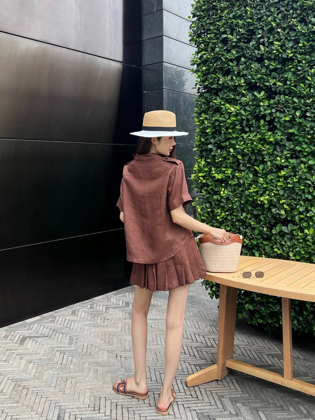 Lor*P 25ss linen suit