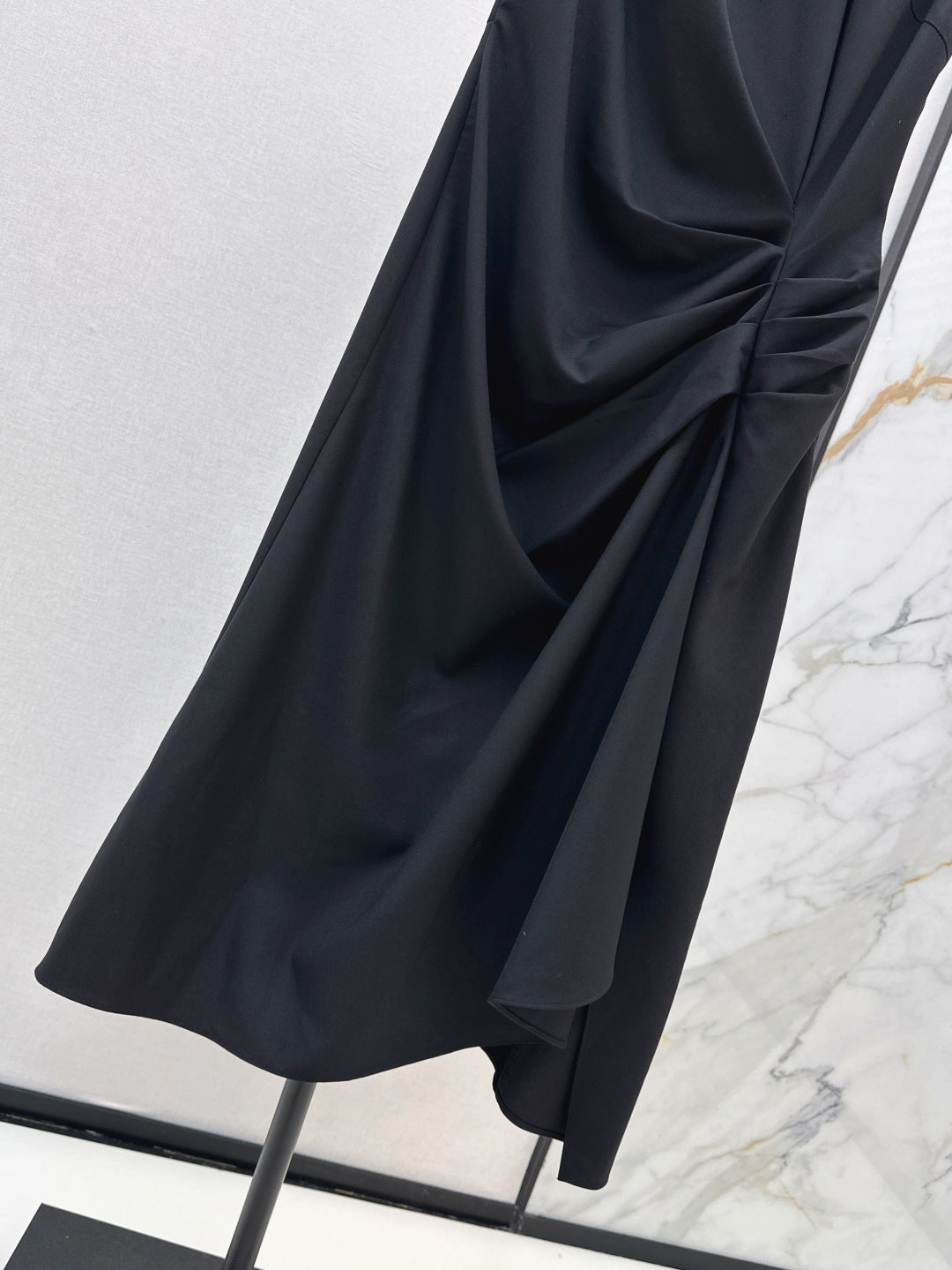 McQ* 25ss Asymmetric draped dress