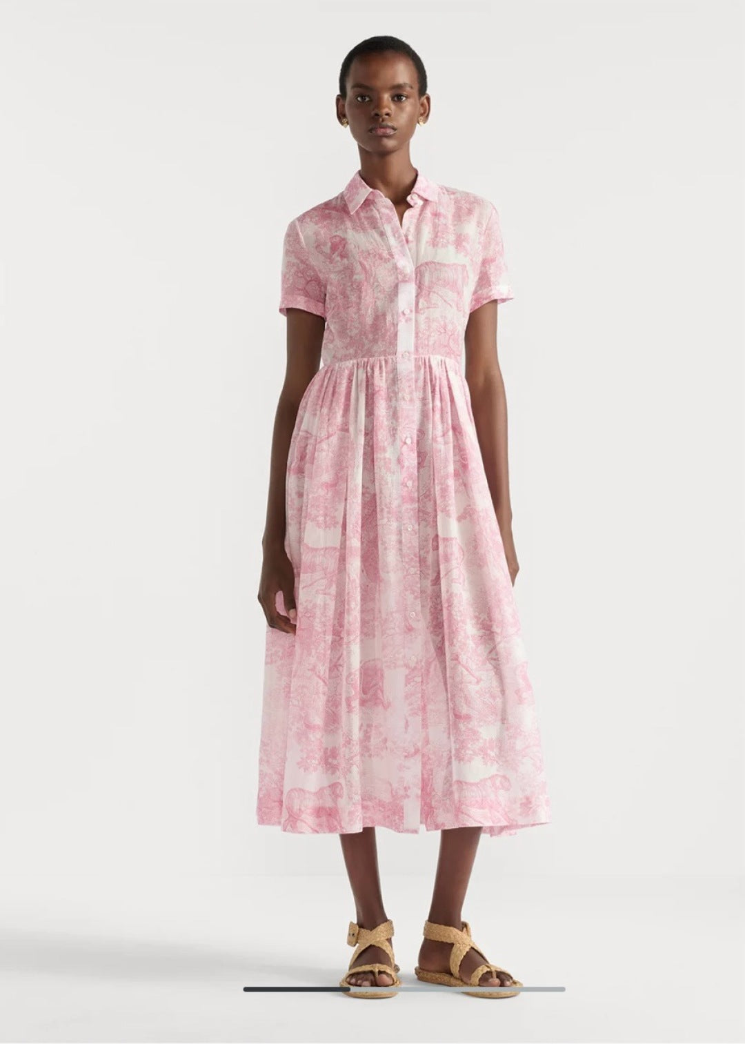 D*r 25ss mid-length shirtdress