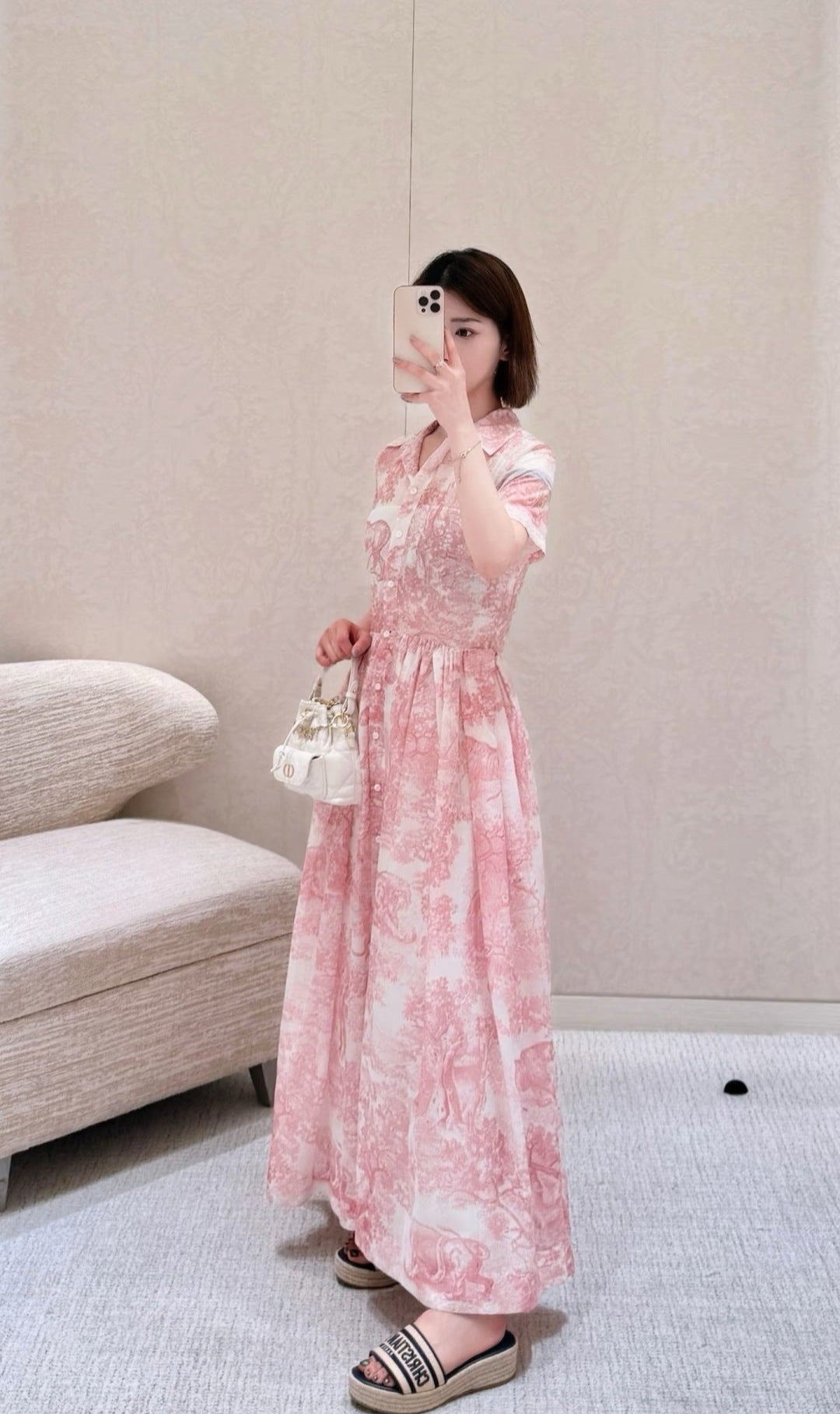 D*r 25ss mid-length shirtdress