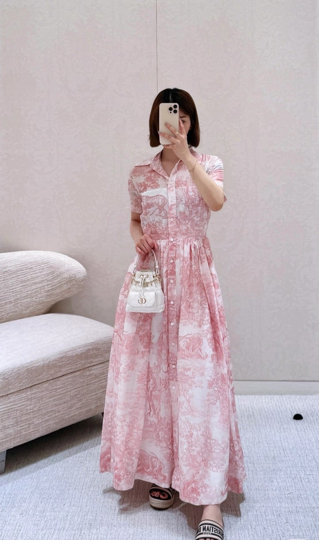 D*r 25ss mid-length shirtdress