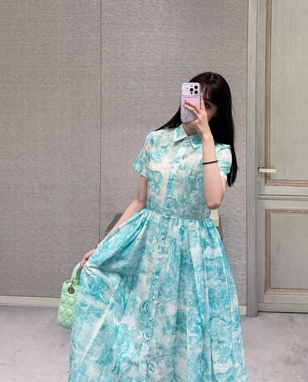 D*r 25ss mid-length shirtdress