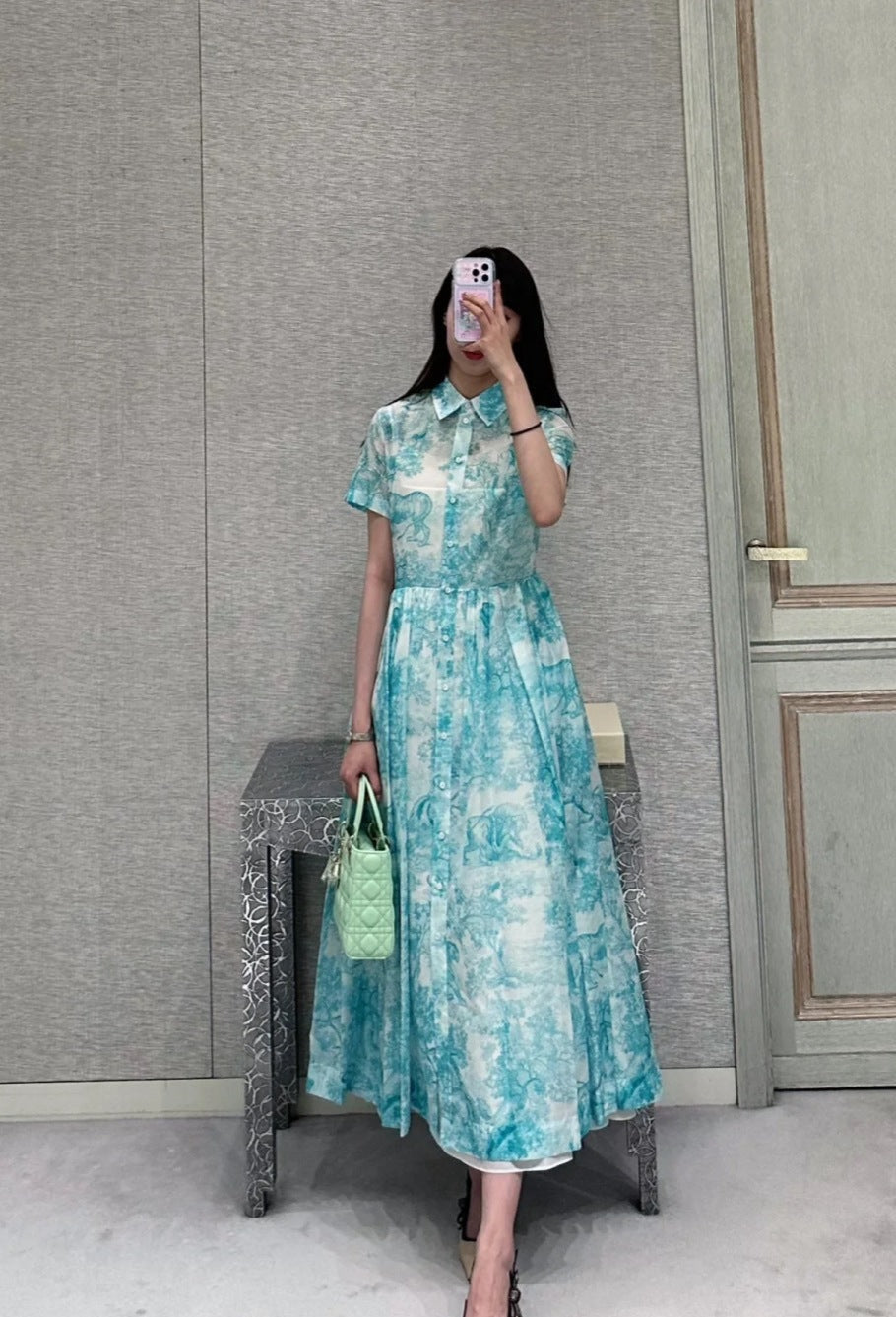 D*r 25ss mid-length shirtdress