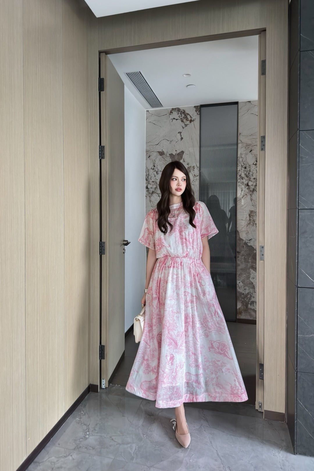 D*r 25ss mid_length flared dress