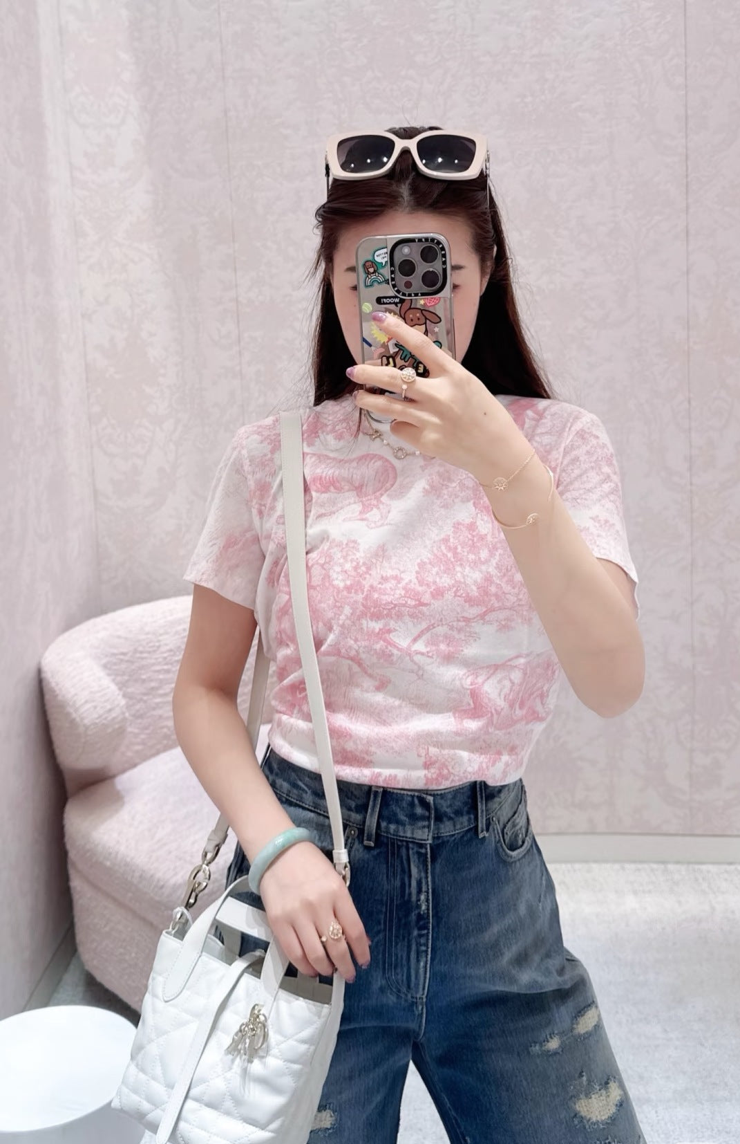 D*r 25ss printed cotton t-shirt