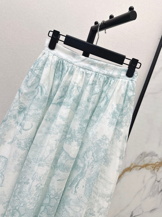 D*r 25ss mid-length flared skirt
