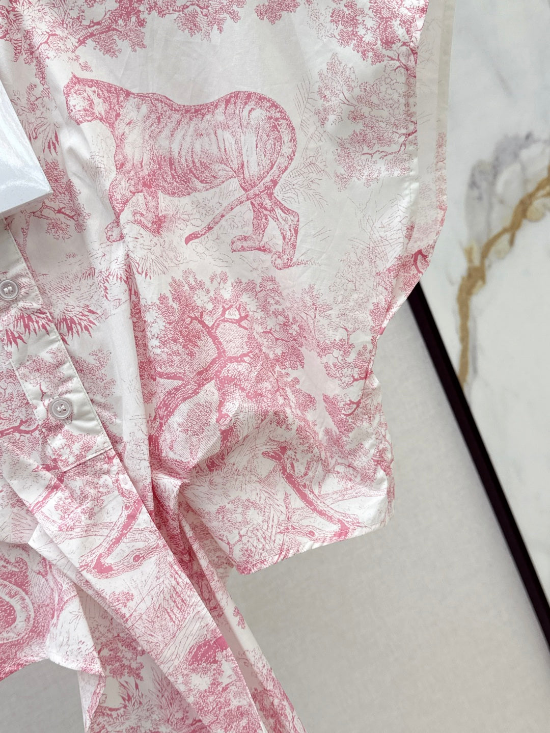 D*r 25ss tied cropped blouse