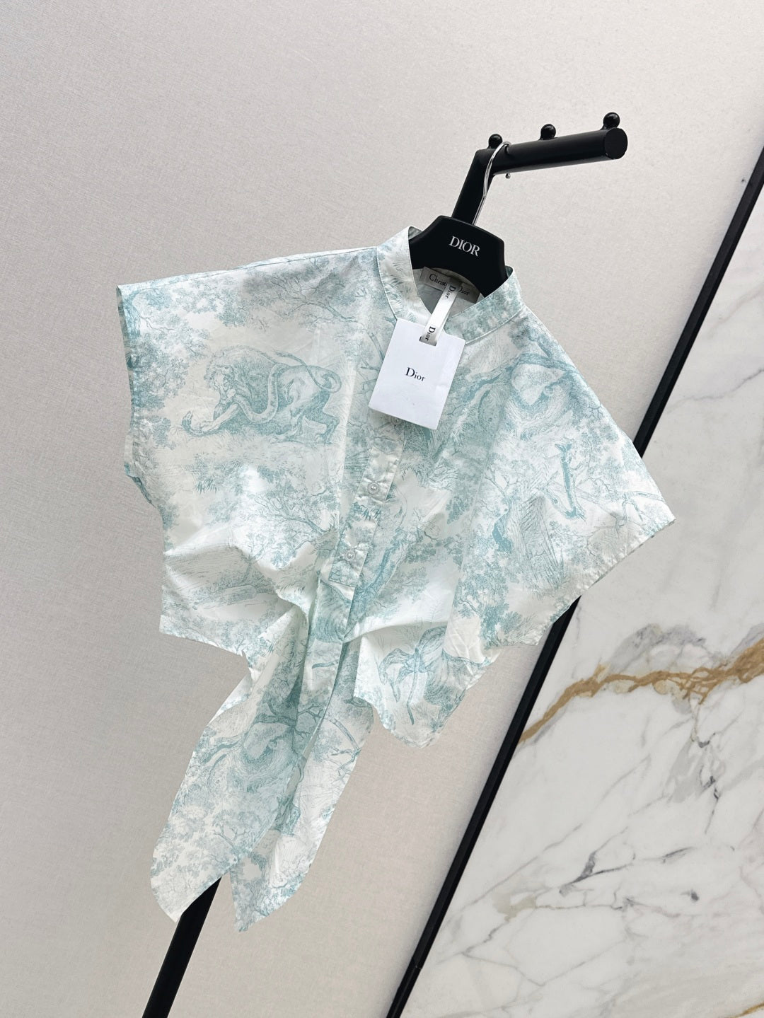 D*r 25ss tied cropped blouse