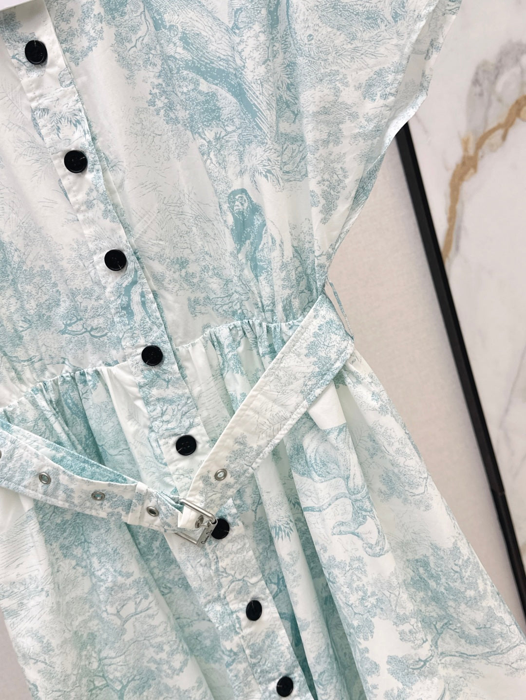 D*r 25ss belted short shirtdress