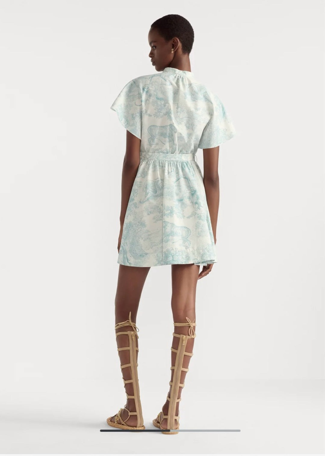D*r 25ss belted short shirtdress
