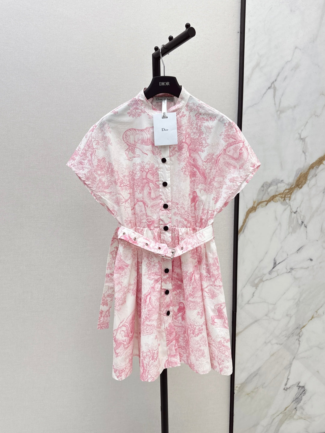 D*r 25ss belted short shirtdress