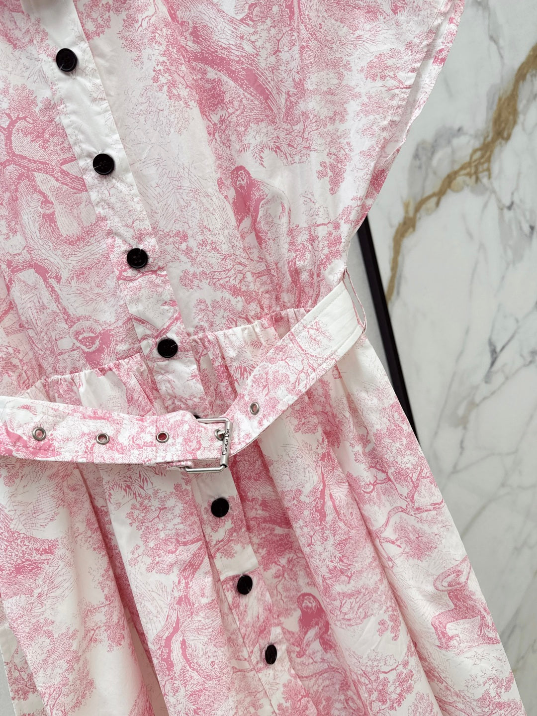 D*r 25ss belted short shirtdress