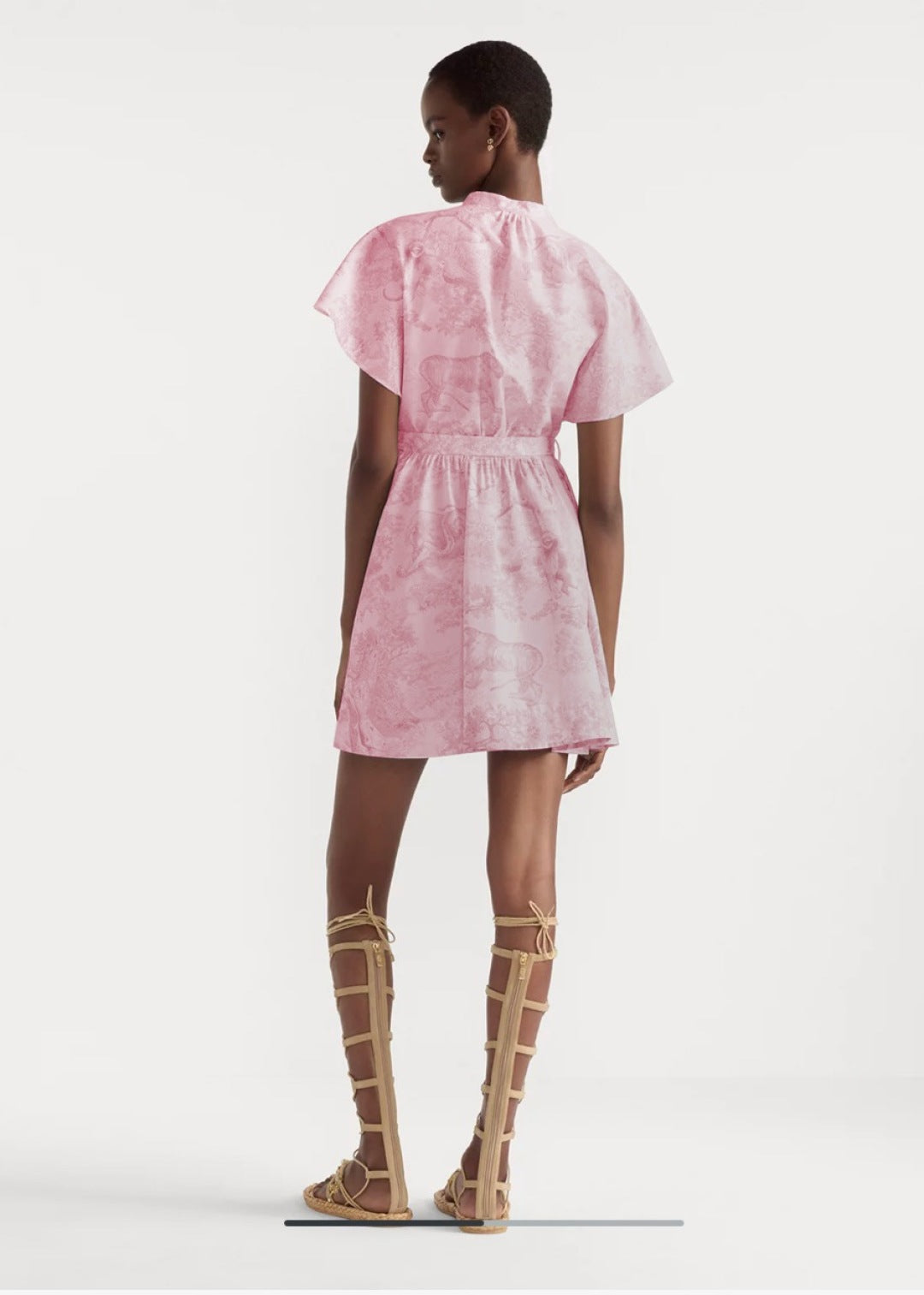 D*r 25ss belted short shirtdress