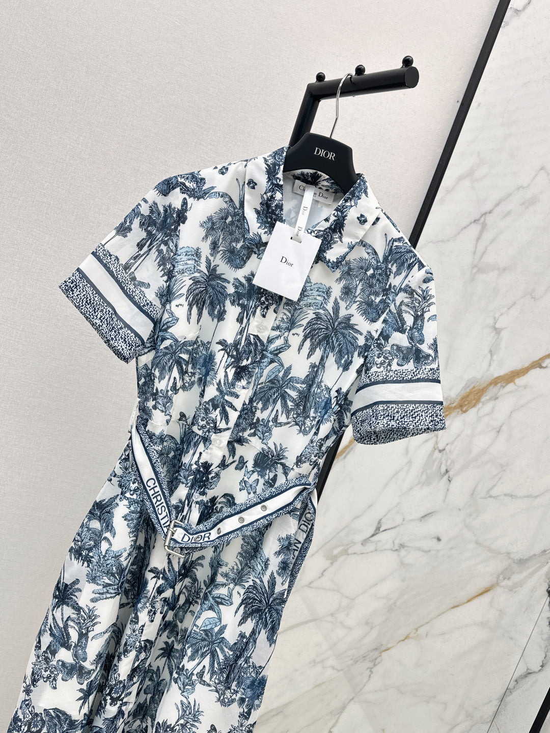 D*r 25ss mid-length bleted shirtdress