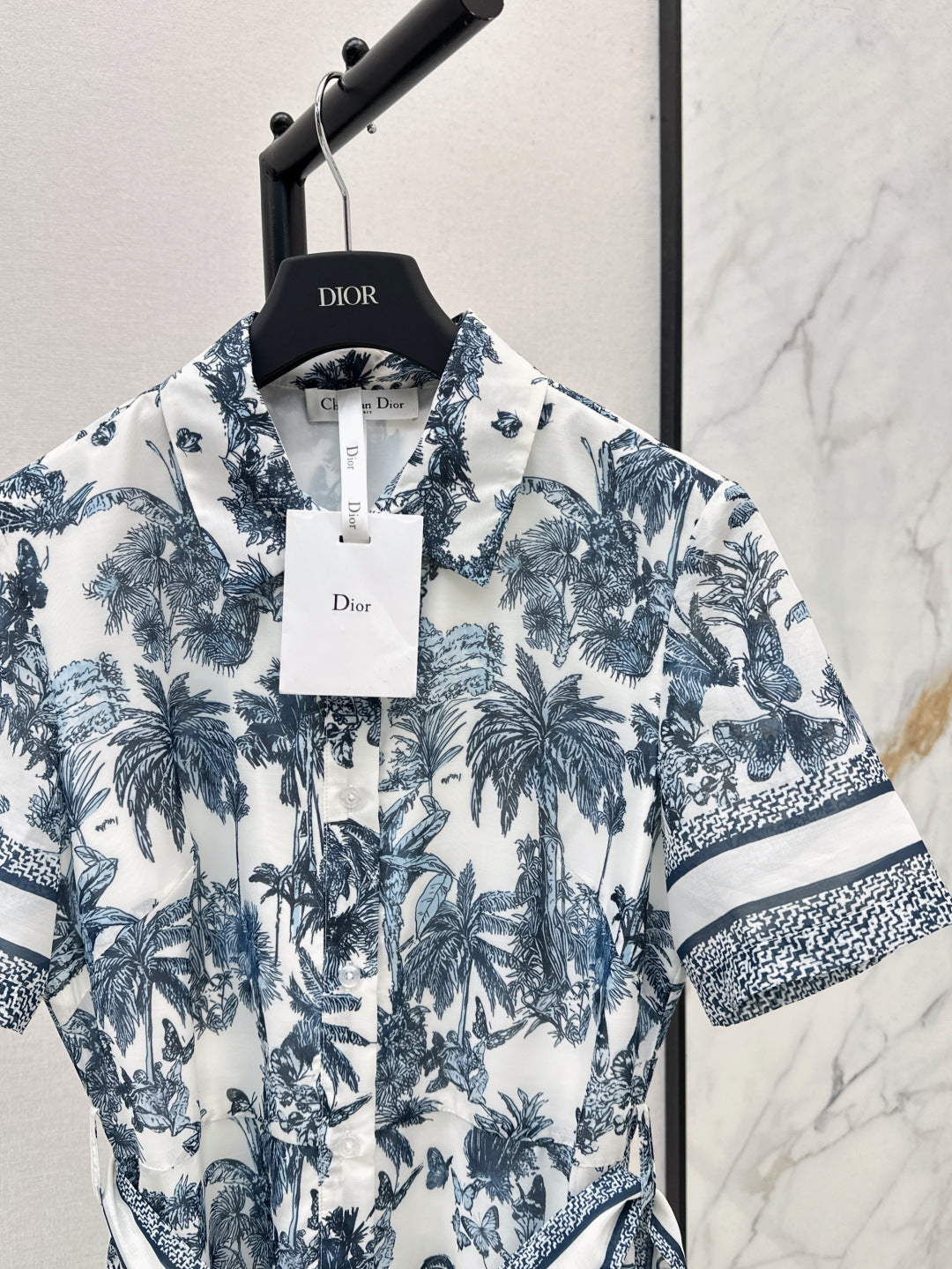 D*r 25ss mid-length bleted shirtdress