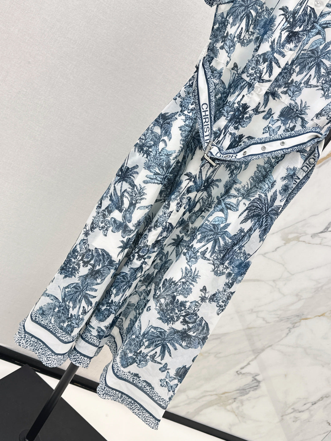 D*r 25ss mid-length bleted shirtdress