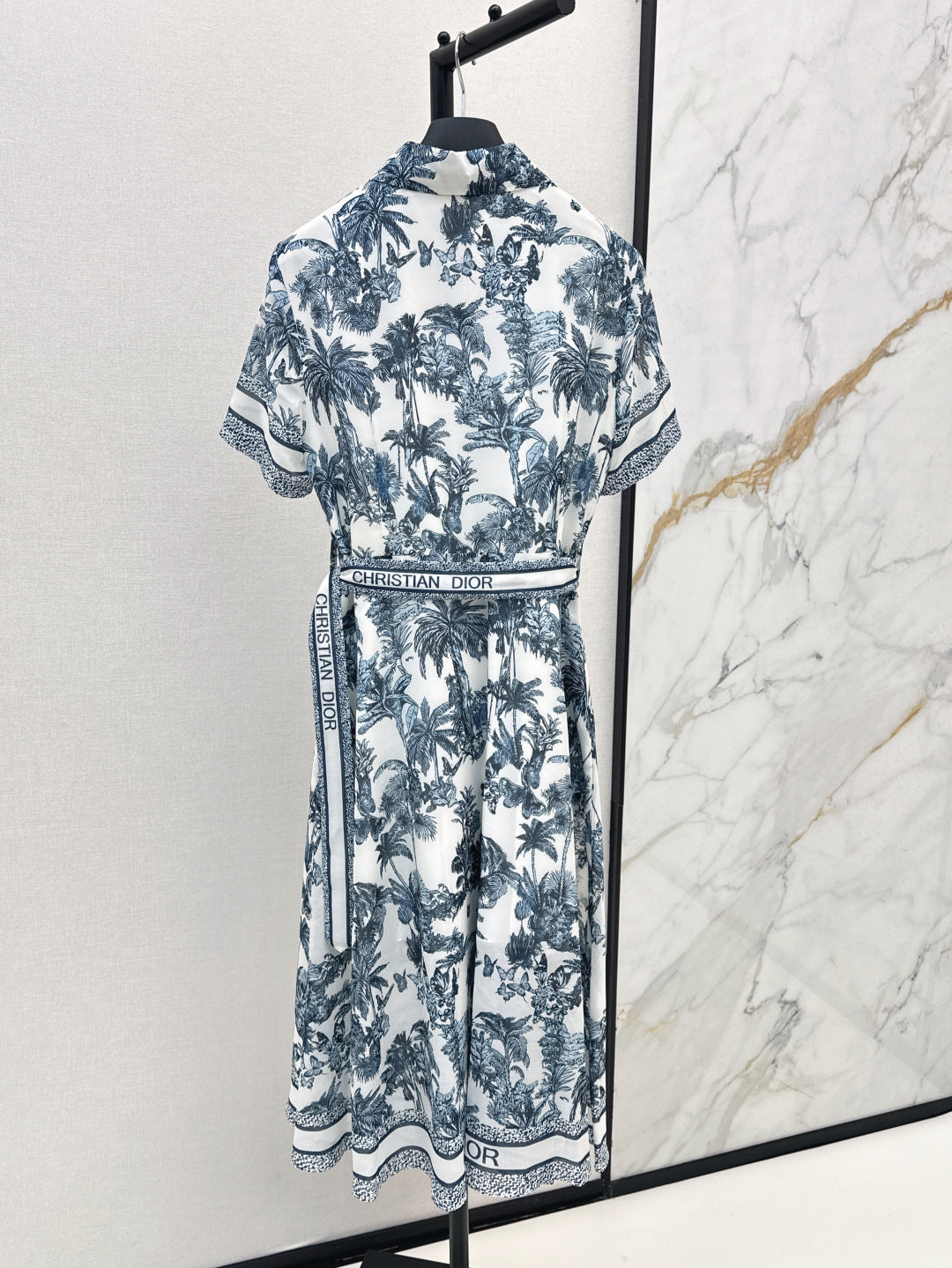 D*r 25ss mid-length bleted shirtdress