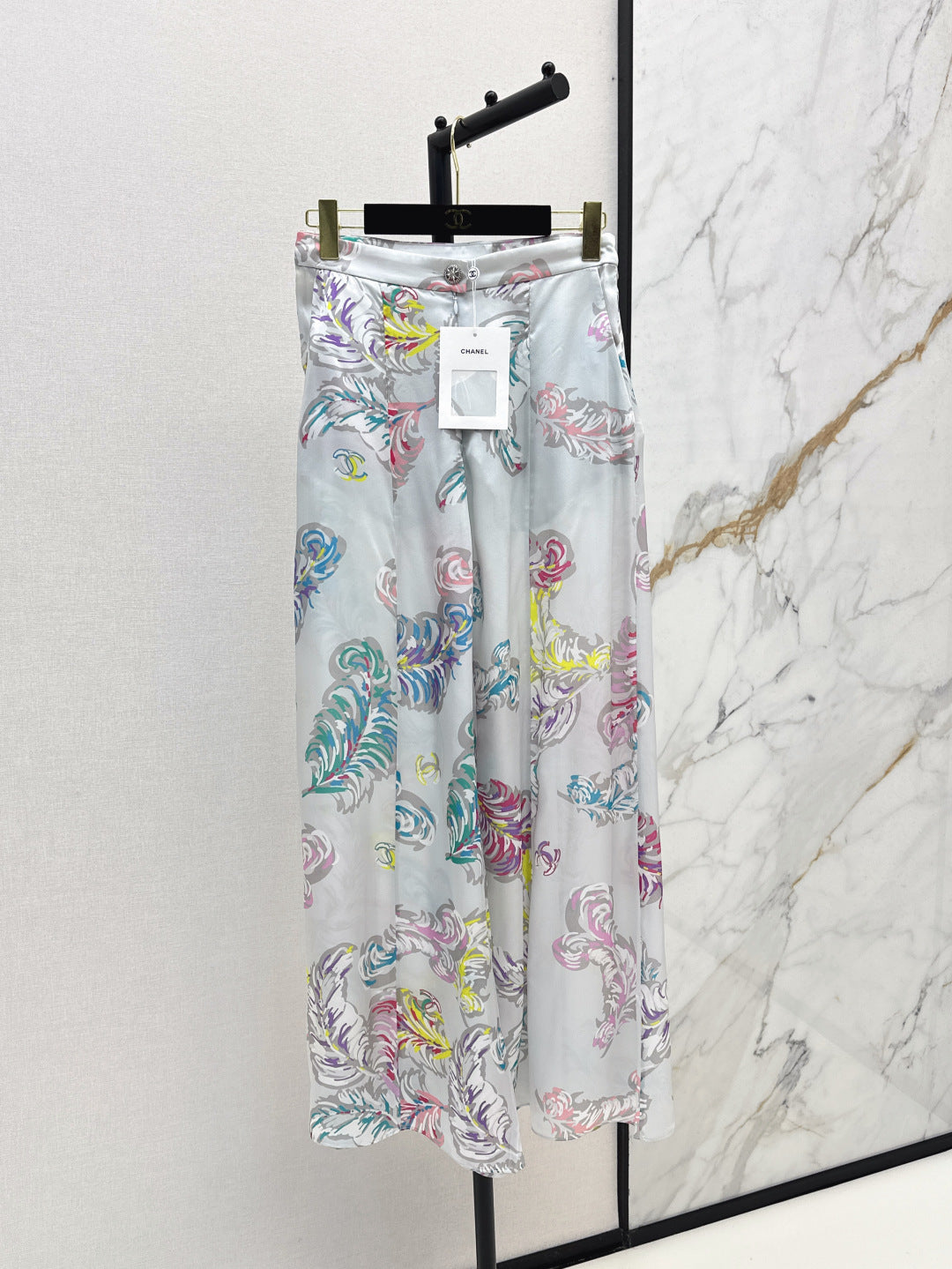 C*nel 25ss printed silk pants