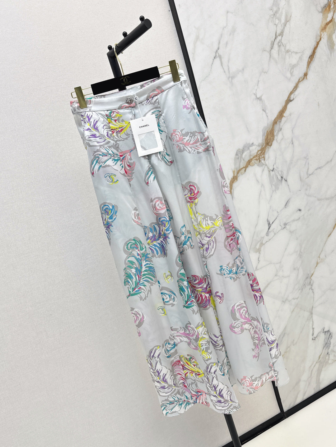 C*nel 25ss printed silk pants