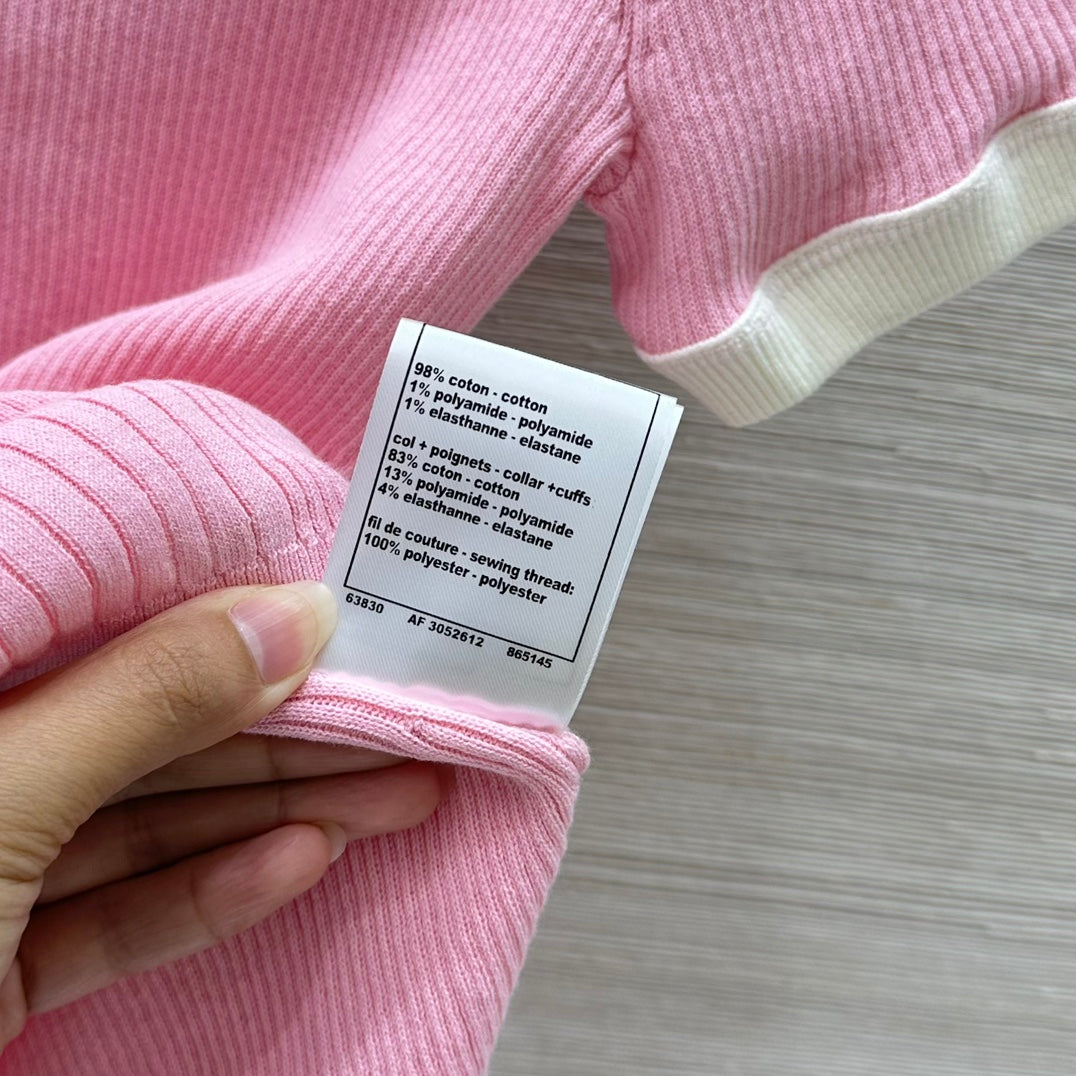 C*nel 25ss knitted short-sleeve top