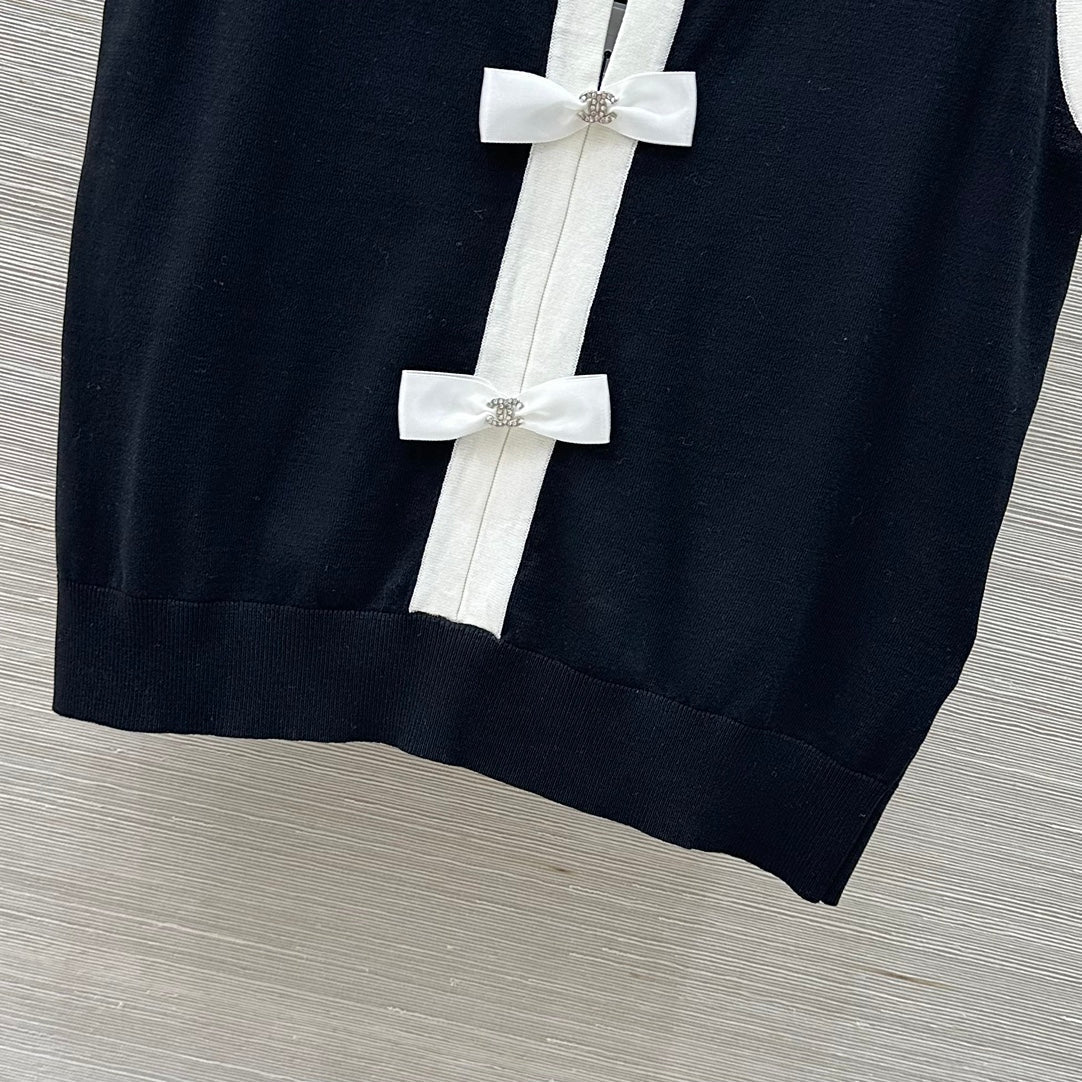 C*nel 25ss knitted vest