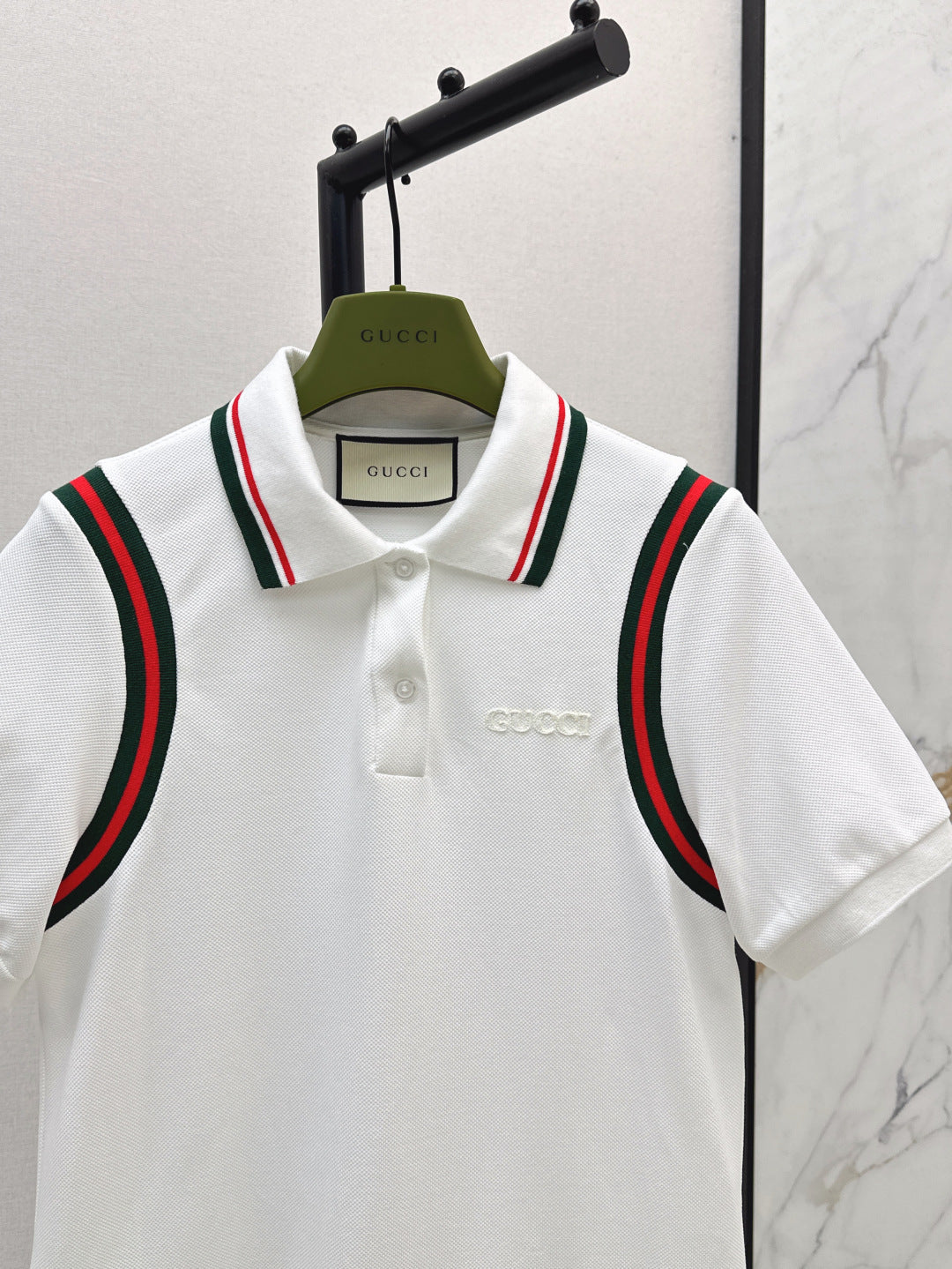 Gu* 25ss polo dress with web