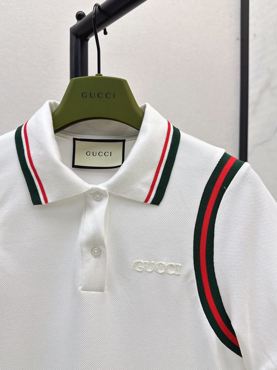 Gu* 25ss polo dress with web