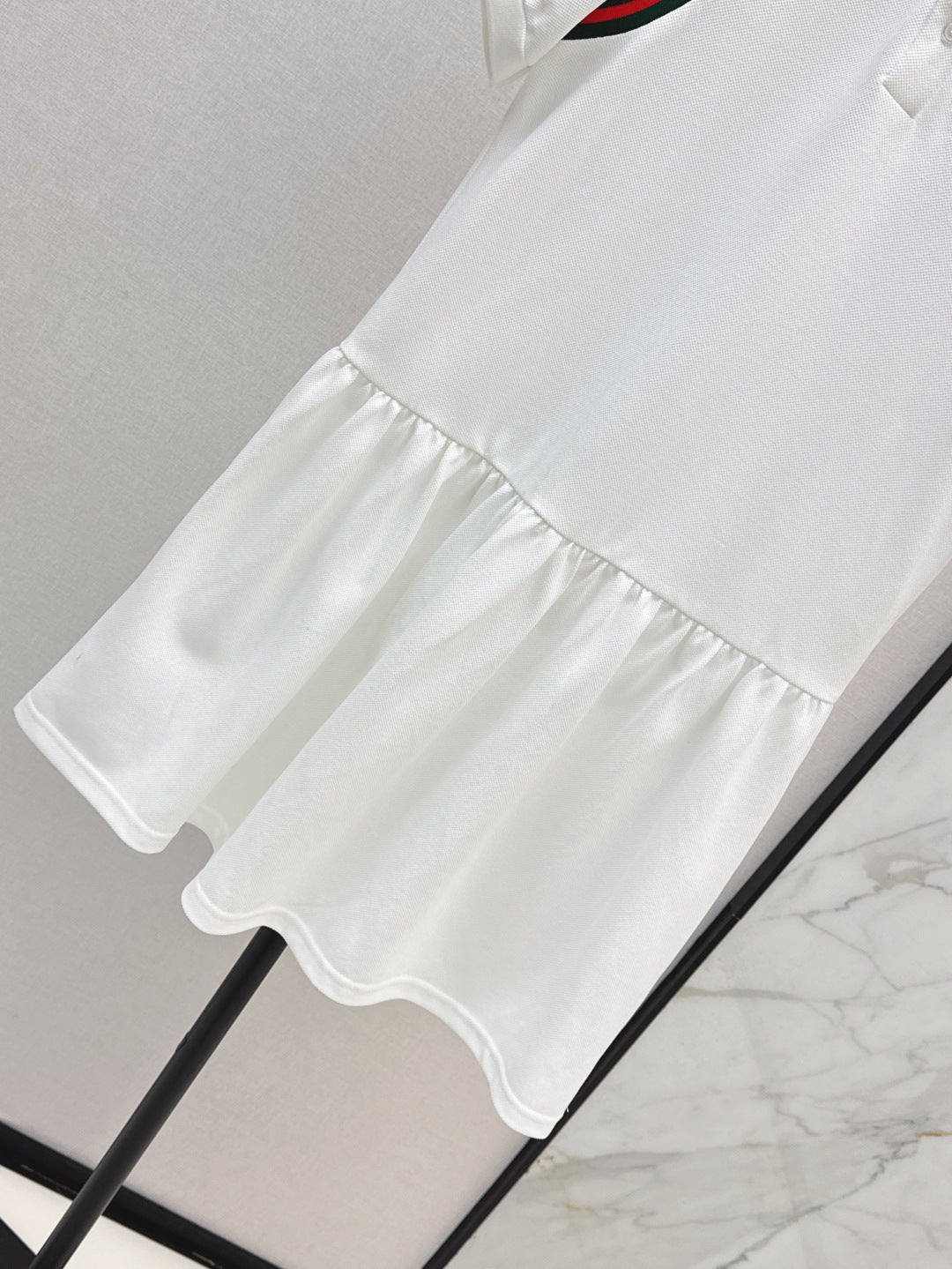 Gu* 25ss polo dress with web