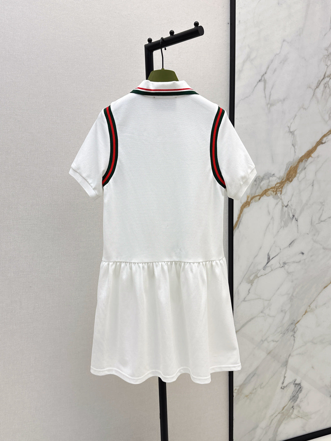Gu* 25ss polo dress with web