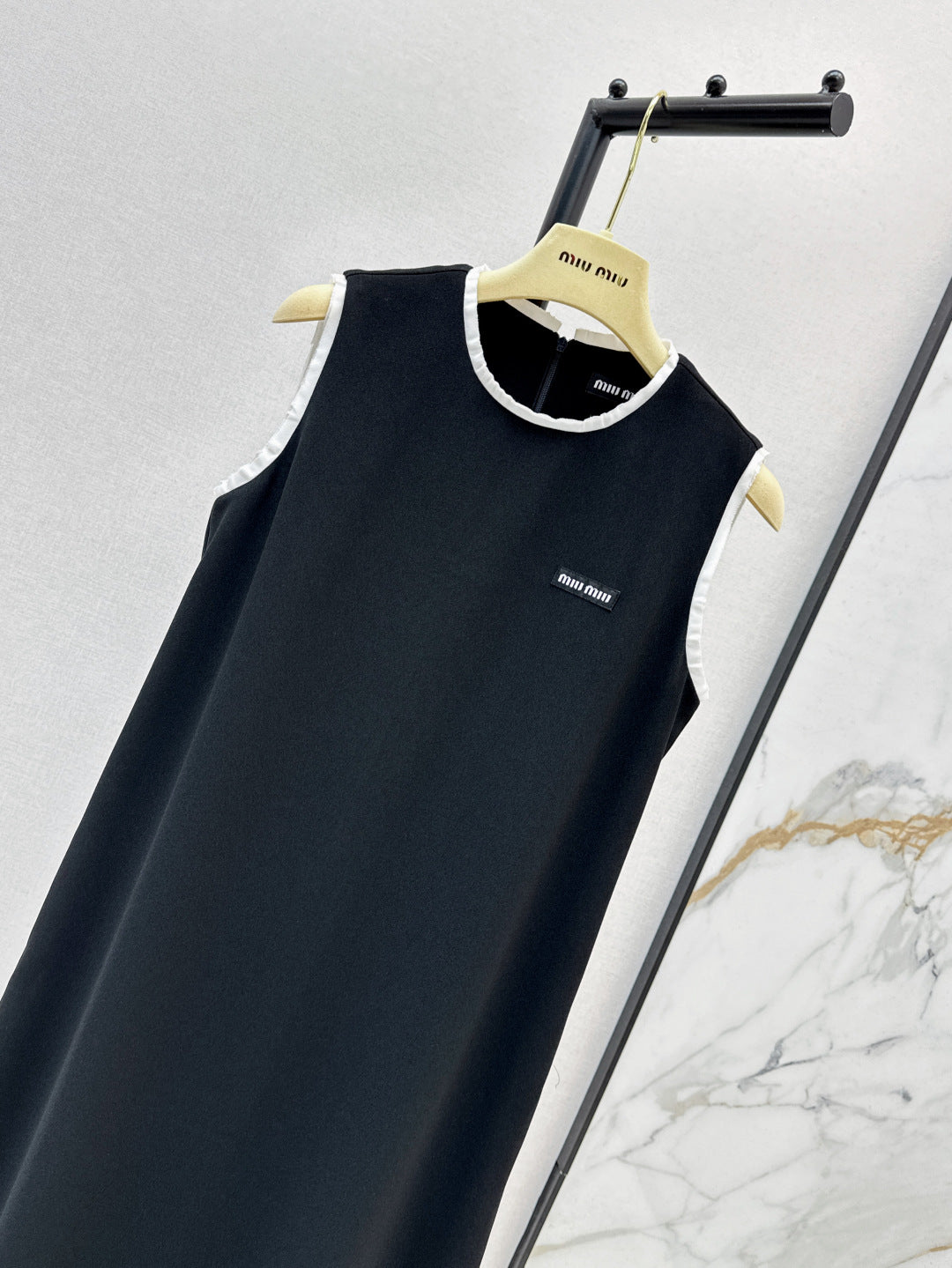 M*u 25ss color-blocked trim dress