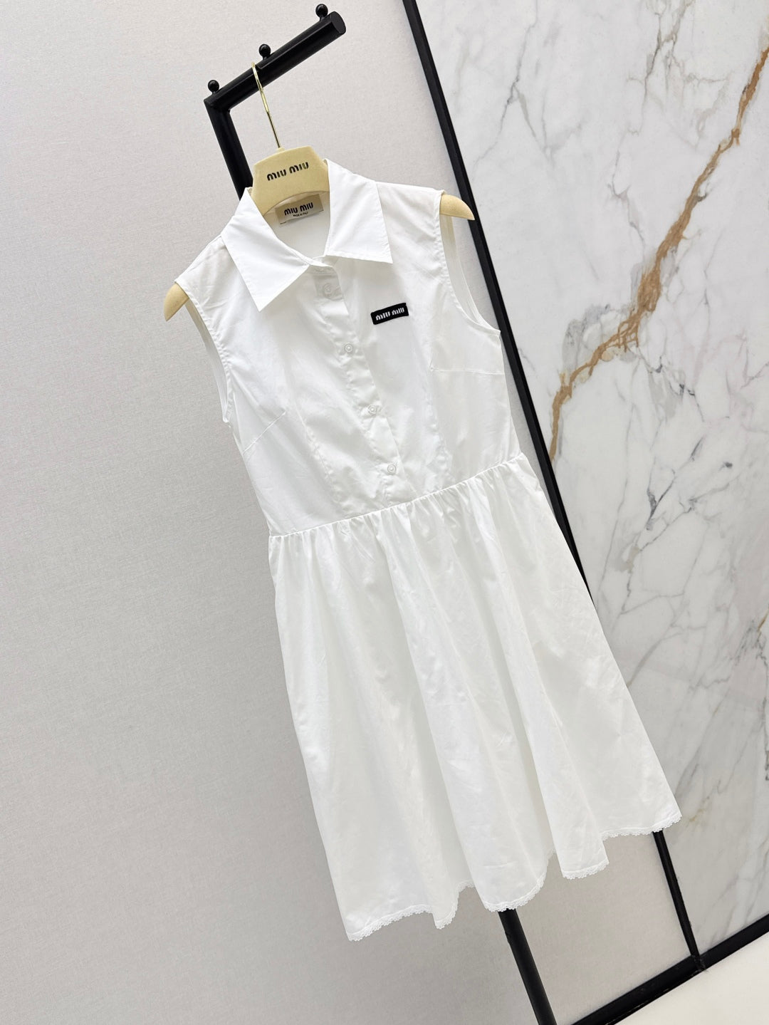M*u 25ss pleated vest dress
