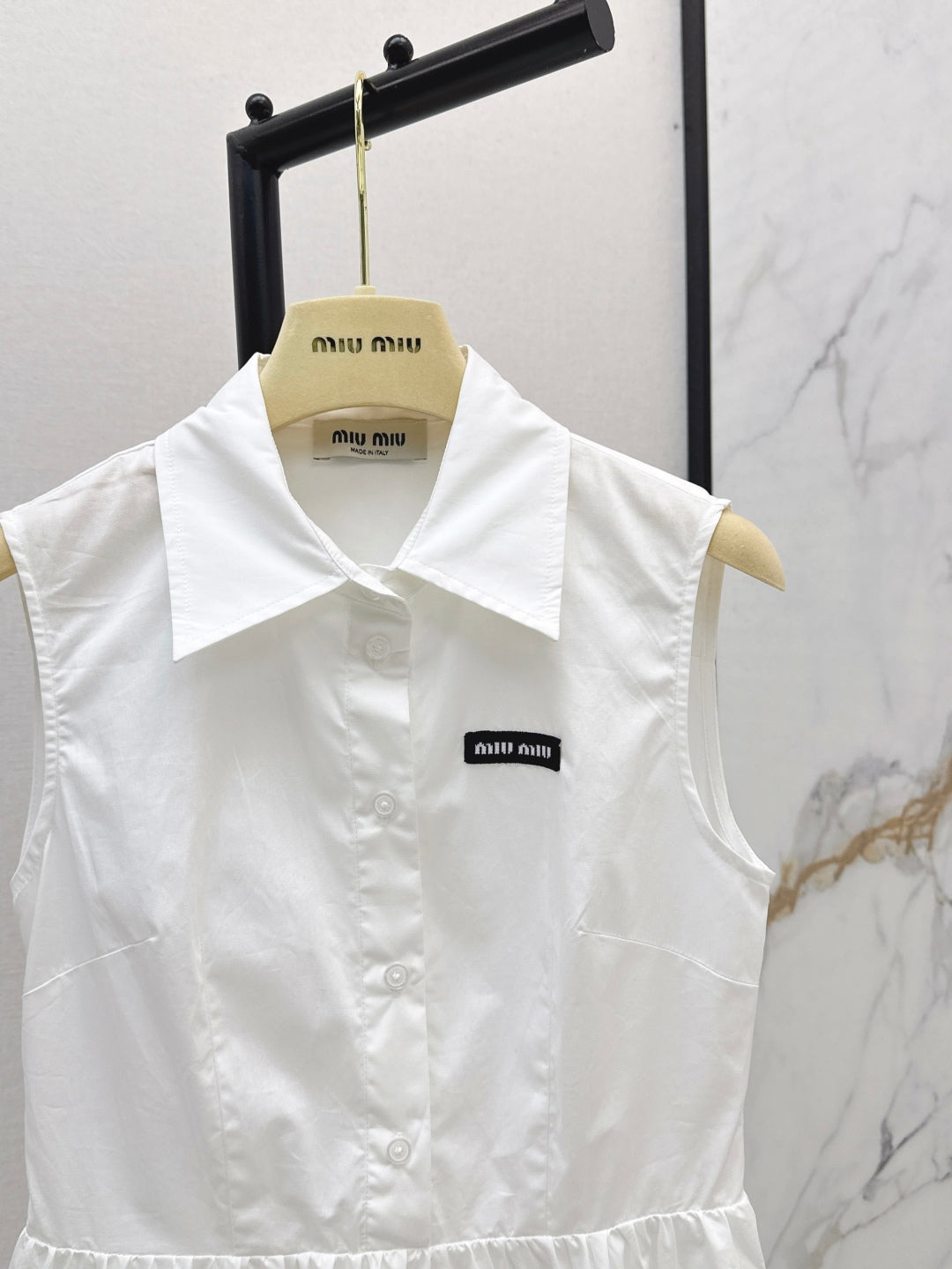 M*u 25ss pleated vest dress